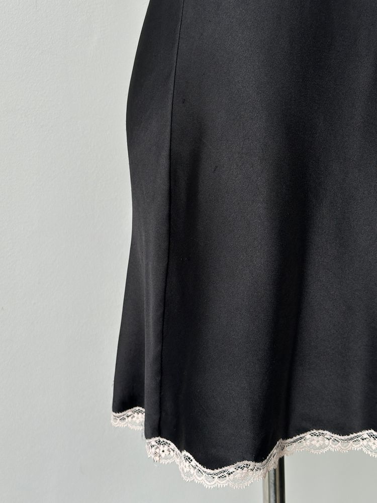 Immagine di Victoria's Secret 2000s Lace Satin Mini Dress - S 5
