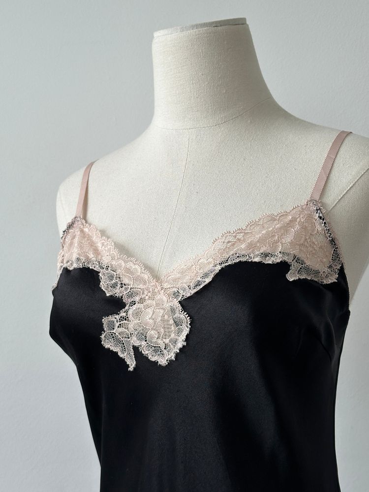 Immagine di Victoria's Secret 2000s Lace Satin Mini Dress - S 6