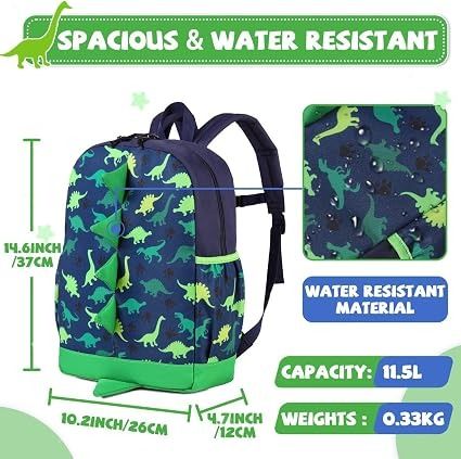 3D Dinosaur Kids Backpack imagen 2