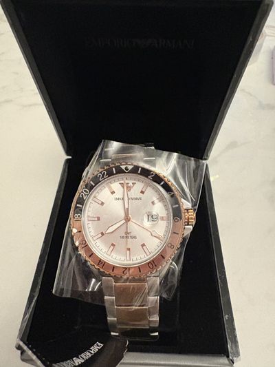 Emporio Armani GMT wristwatch