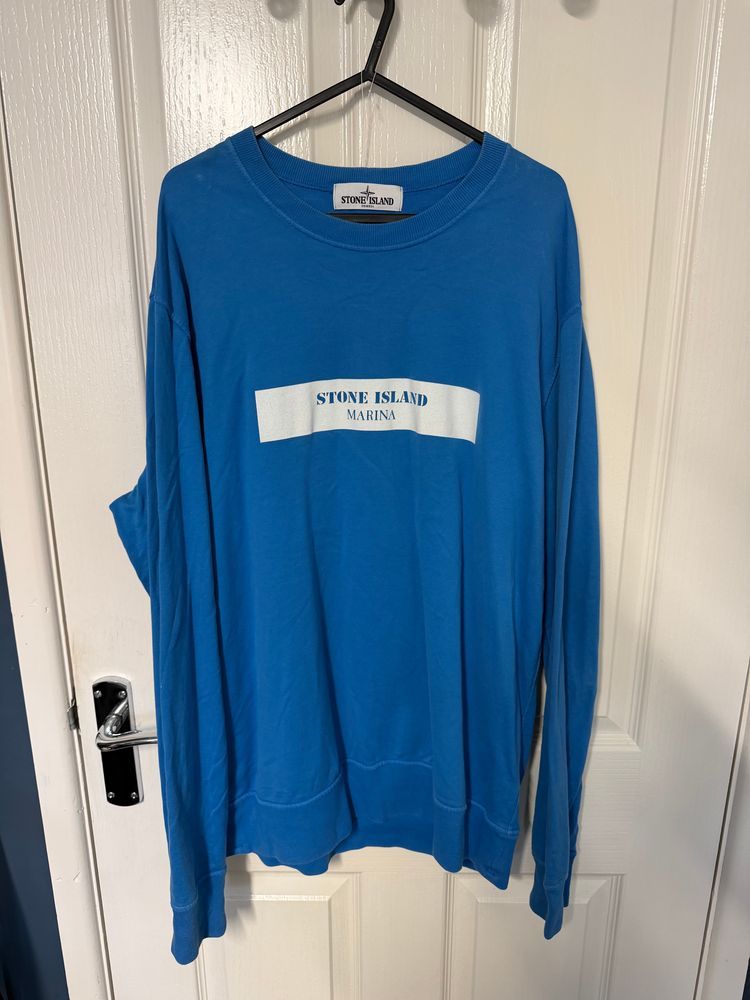Stone Island Marina Blue Sweatshirt