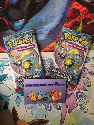 1 bustina italiano pokemon avventure insieme