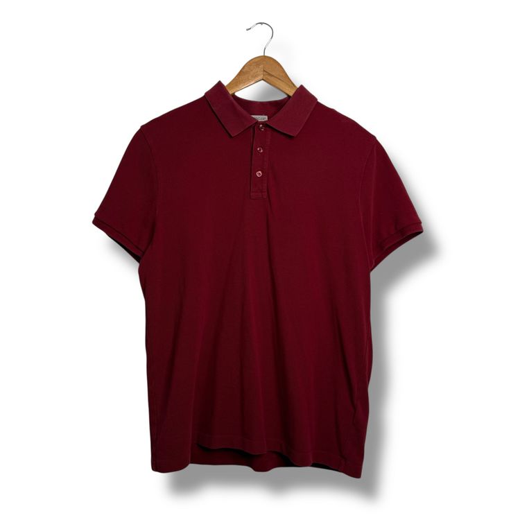 Moncler Polo Shirt Red large