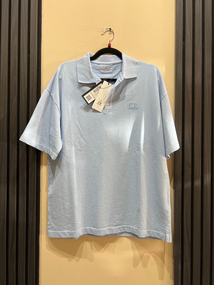 CP Company Light Blue Polo Shirt