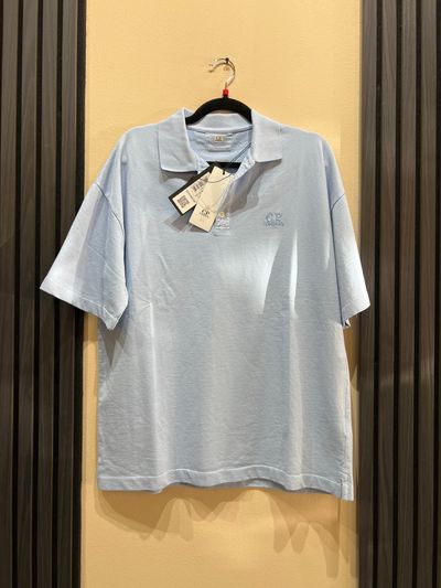 CP Company Light Blue Polo Shirt