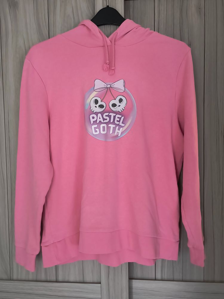 Victoria's Secret PINK pink hoodie with Pastel Goth graphic product image