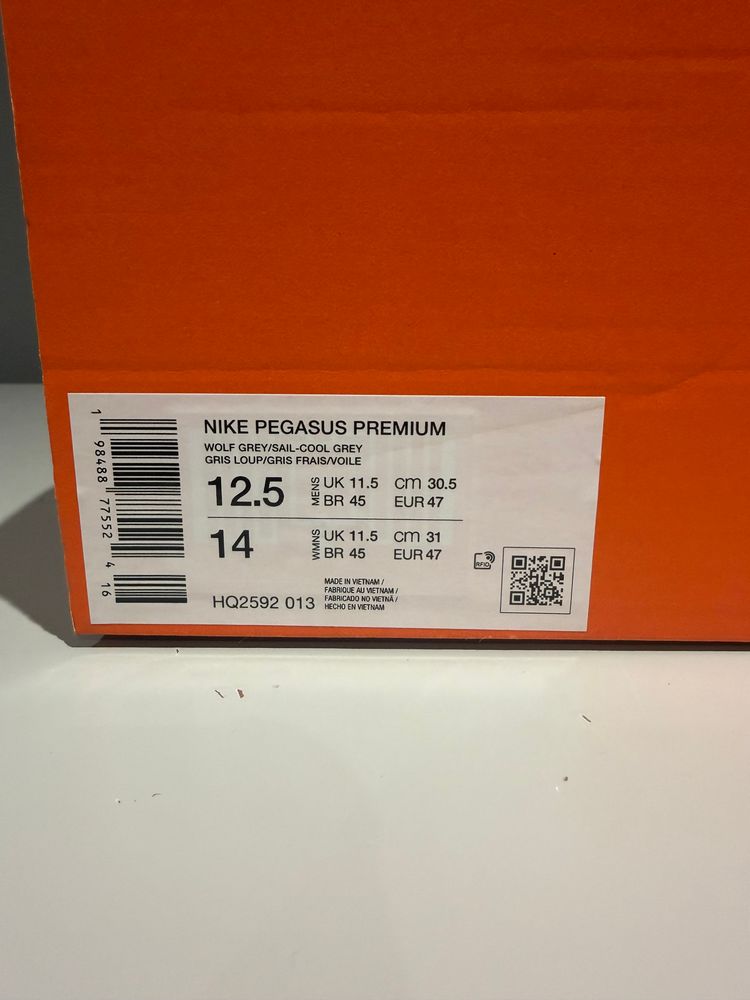 Nike Air Zoom Pegasus Premium Wolf Grey UK 11.5 obraz 6