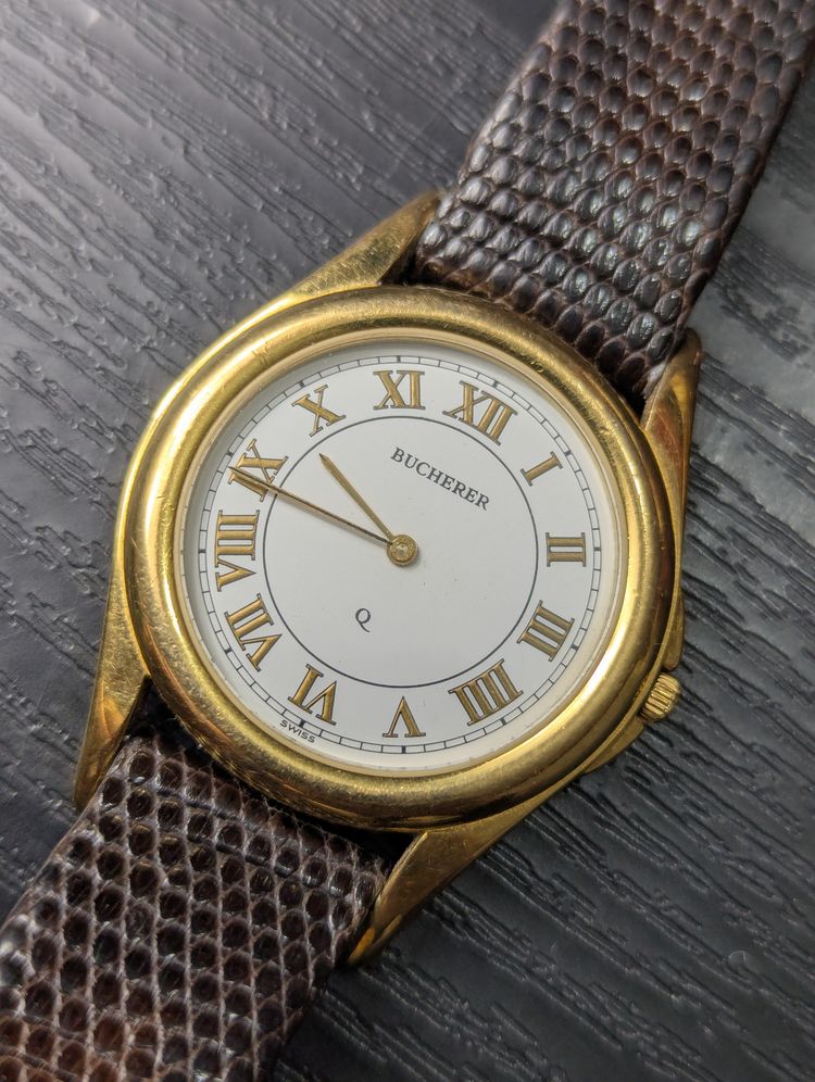 Vintage Bucherer Classic quartz watch