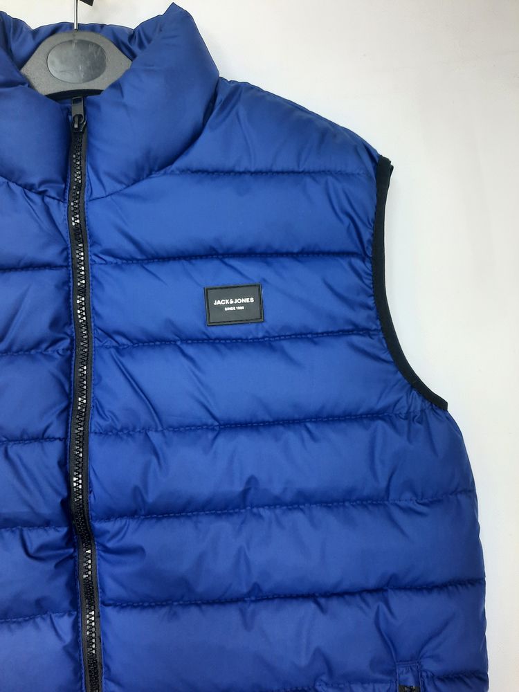 Jack & Jones Blue Padded Vest image 2