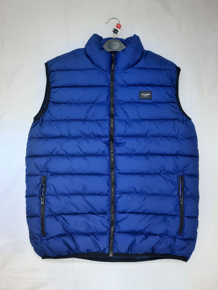 Jack & Jones Blue Padded Vest