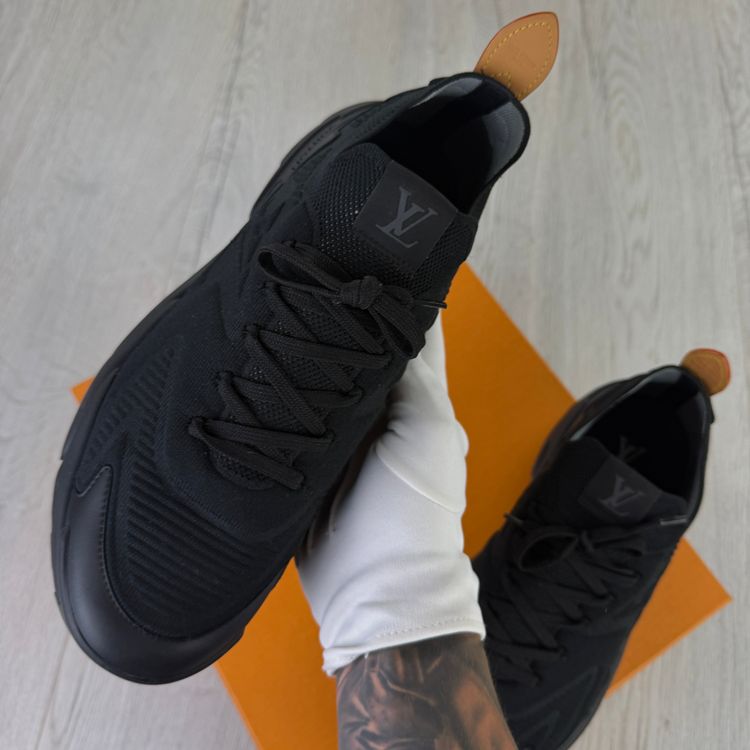 Louis Vuitton Men’s All Black Tatic Trainers - Uk 9 (Fit 10) image 3