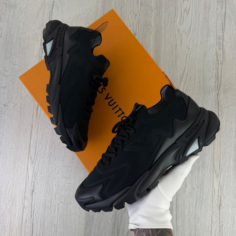 Louis Vuitton Men’s All Black Tatic Trainers - Uk 9 (Fit 10) image 5