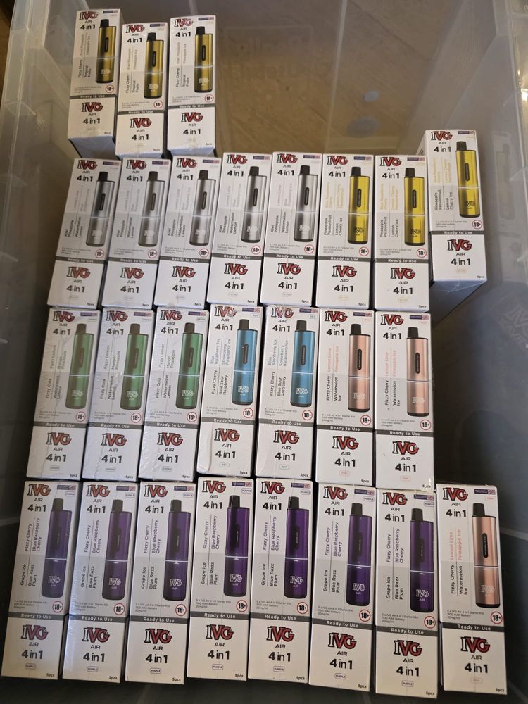 Other Ivg 4 In 1 Vape Pod kit,  twist and clicks, various types shown on screen product image