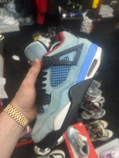 Uk 9 Travis Scott Jordan 4 incorrect box