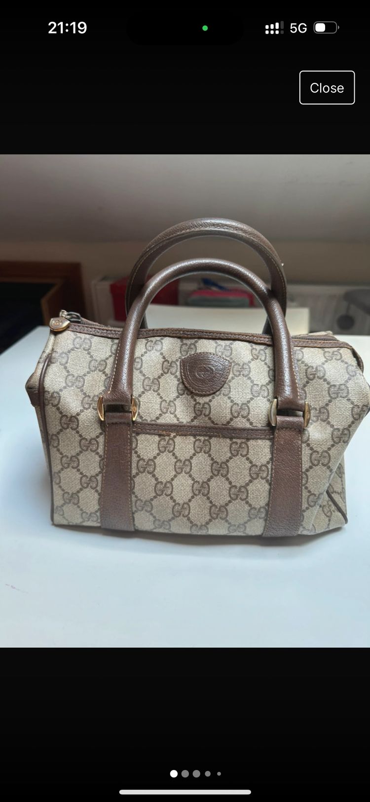 Gucci Vintage Mini Boston Bag image 1