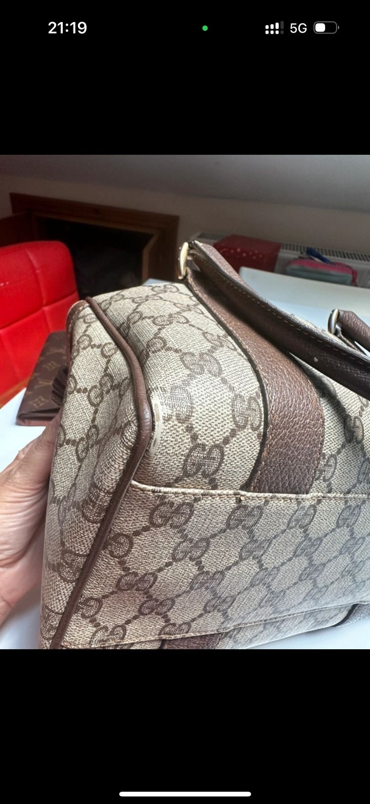 Gucci Vintage Mini Boston Bag image 7