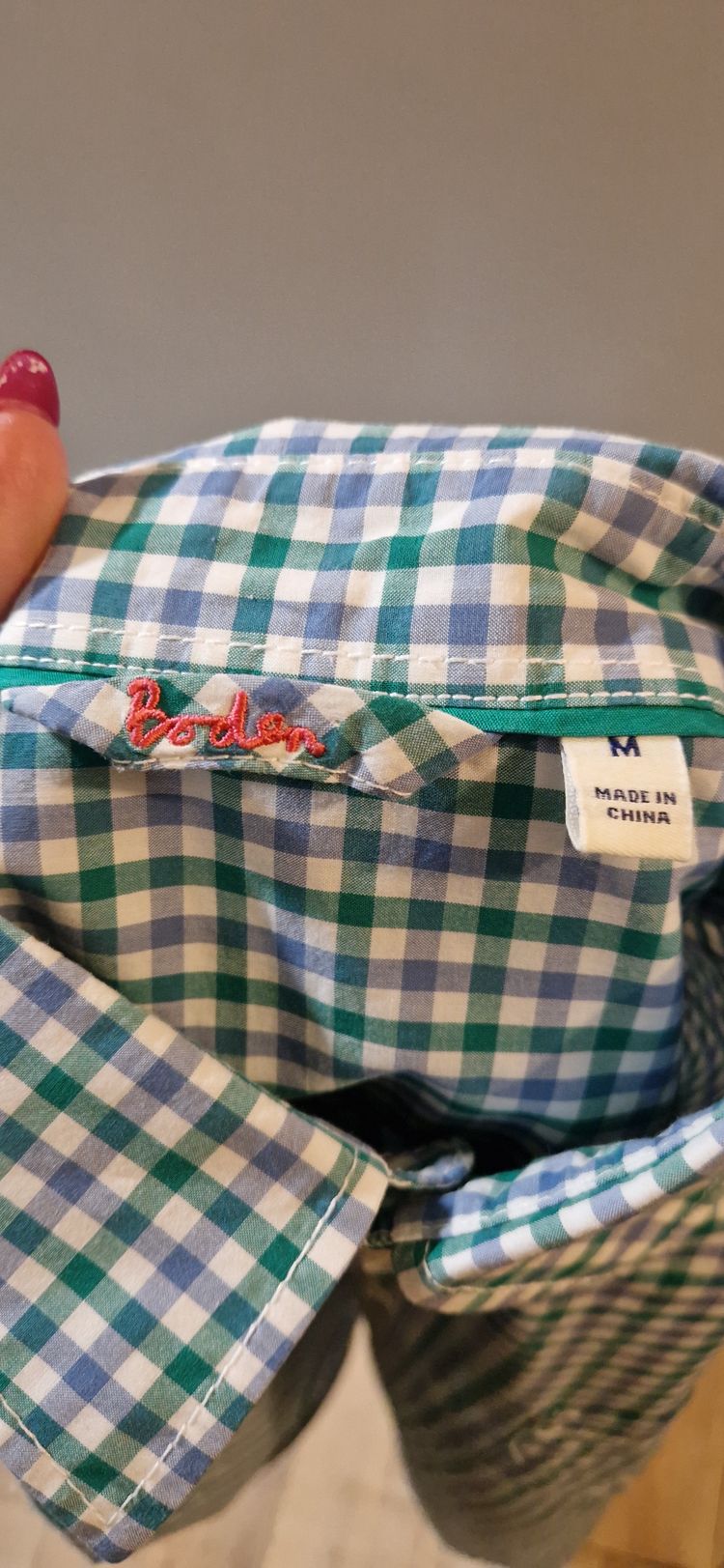 Boden Men'S Checkered Button-Up Shirt imagen 6