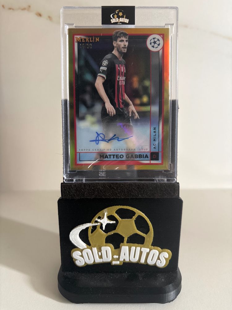 Immagine di Matteo Gabbia Signed Football Trading Card 1