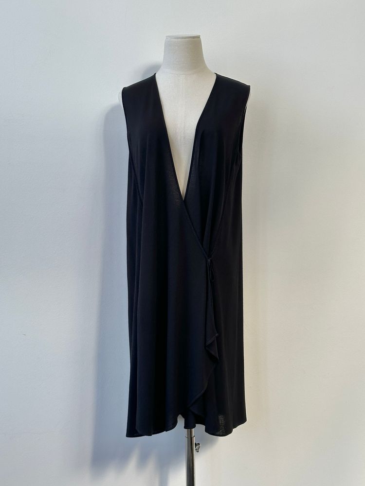 La Perla 1990s Cotton Side Split Wrap Top - L image 7
