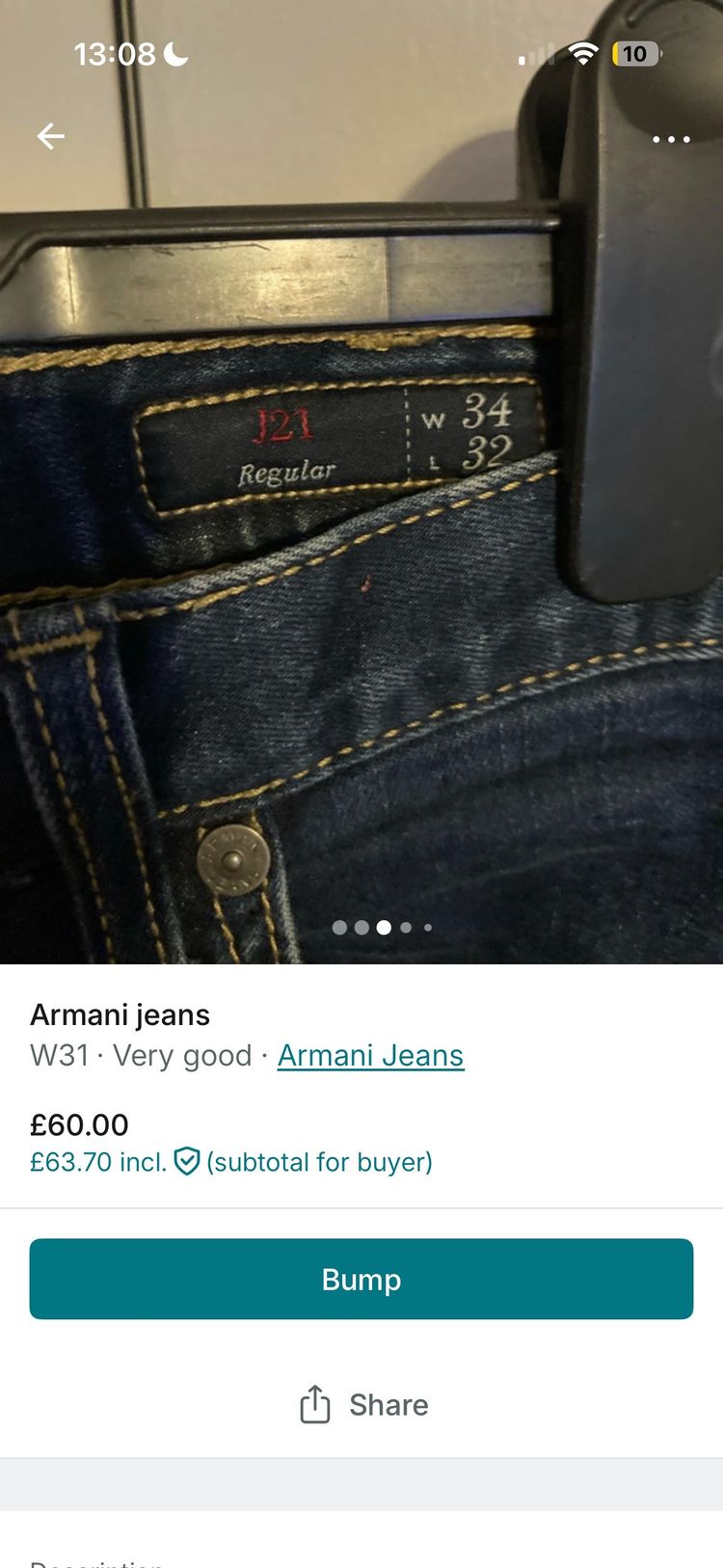 Armani Jeans Armani Jeans Men'S Denim Jeans product image