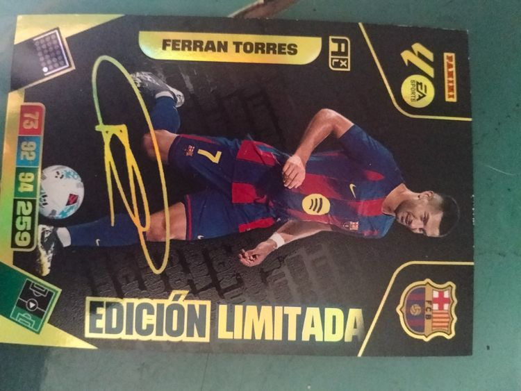 Panini Ferran Torres Fc Barcelona Football Trading Card product image