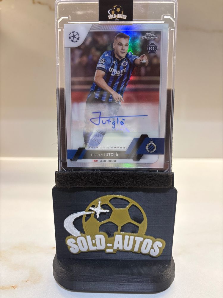 Topps Ferran jutgla Signed Football Trading Card image 1