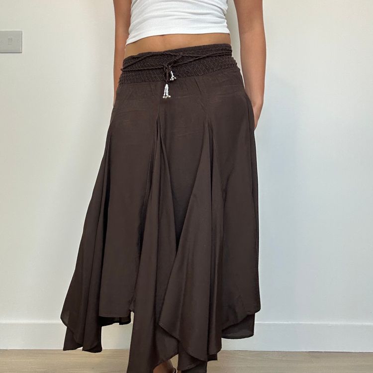 Unknown Brown floaty boho skirt product image