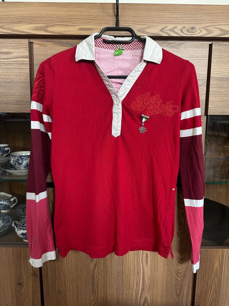 Red Hugo Boss Polo Shirt Woman