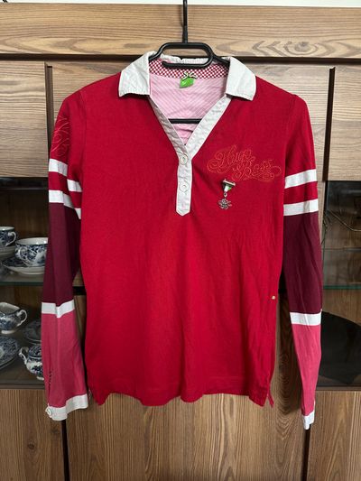 Red Hugo Boss Polo Shirt Woman