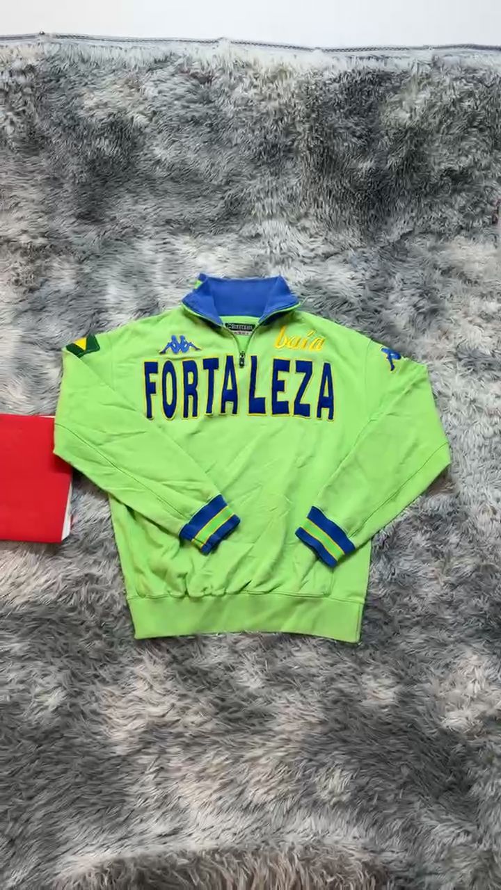 Kappa RARE Kappa Baia Fortaleza 2008/09 Vintage Y2K Brazil 1/4 Zip taglia L - Rare Track Top 56x67 (8) product image