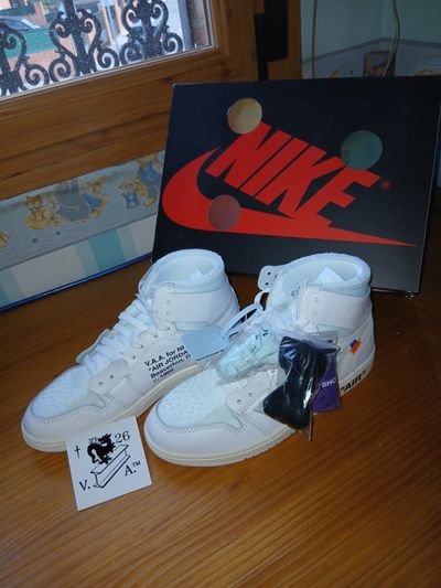 Nike Air Jordan 1 Retro High Og Sp White Sneakers