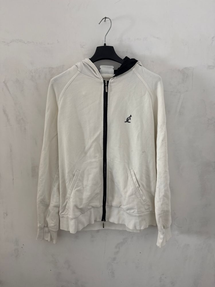 Kangol White Zip-Up Hoodie