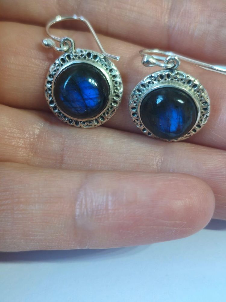 Other Pendientes plata de LEY 925- LABRADORITA- product image