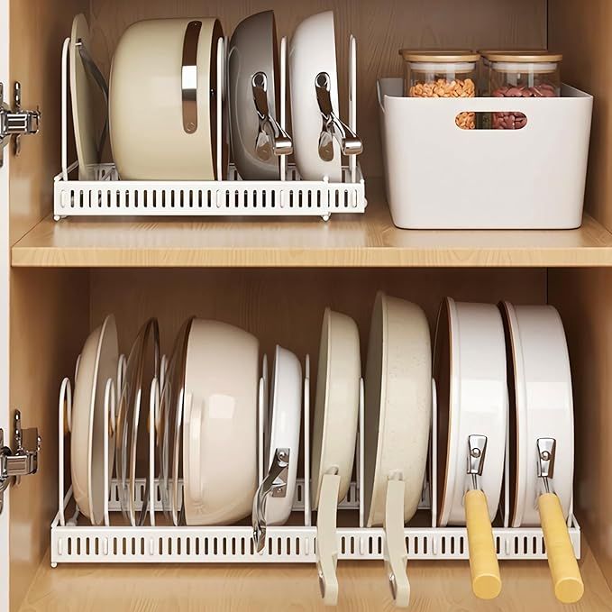 Pot Lid And Pans Organizer Rack