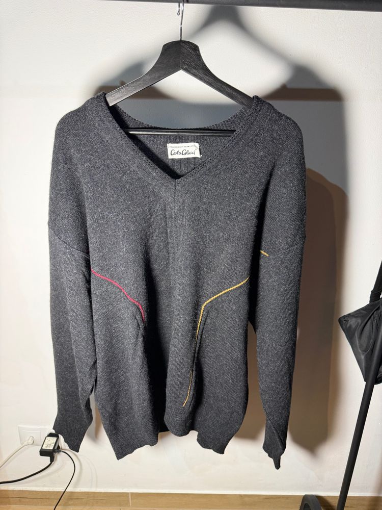 Other Carlo Colucci Grey V-Neck Sweater product image