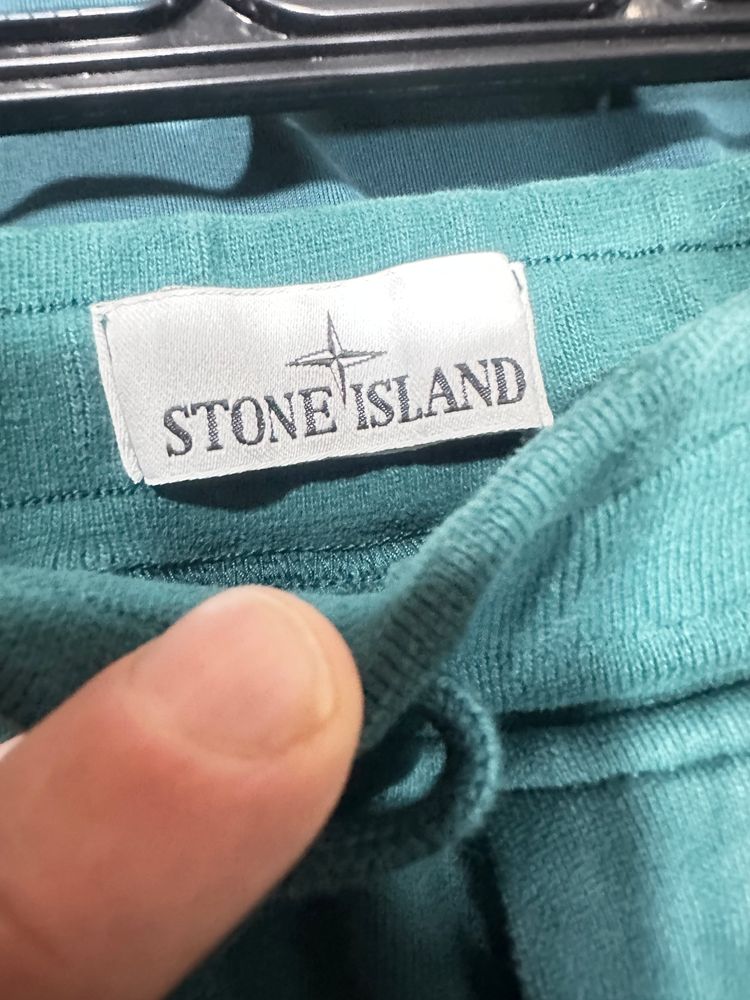 Stone Island Blue T-Shirt And Shorts Set image 4