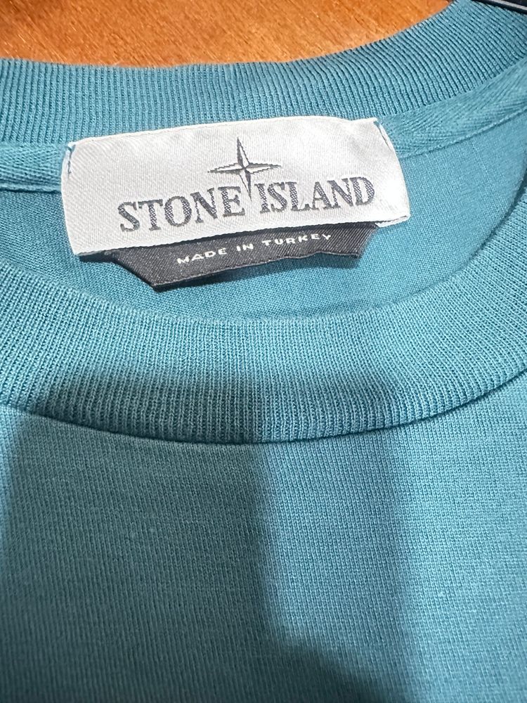 Stone Island Blue T-Shirt And Shorts Set image 2