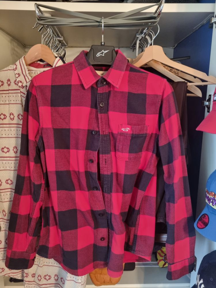 Hollister Co. Hollister Red And Black Checkered Shirt product image