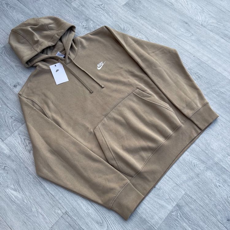 Nike Club Fleece Tracksuit Pullover Hoodie - Beige [BV2654-247]
