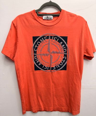 Stone Island Orange T-Shirt