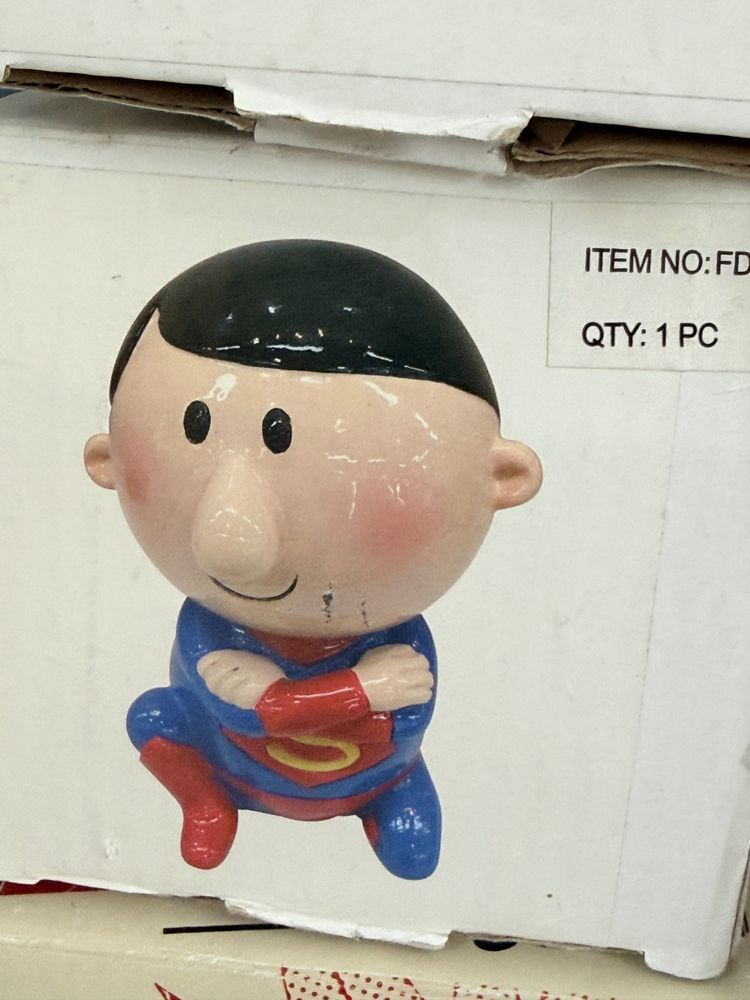 Superhero Figurine money box 