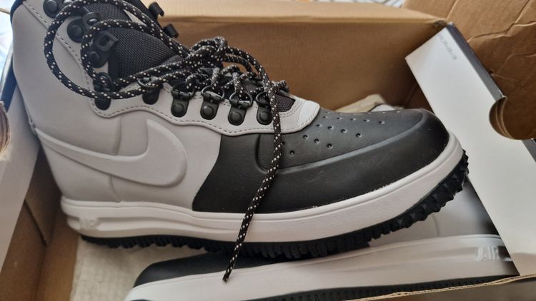 Nike Black And Grey High-Top Sneakers 3
