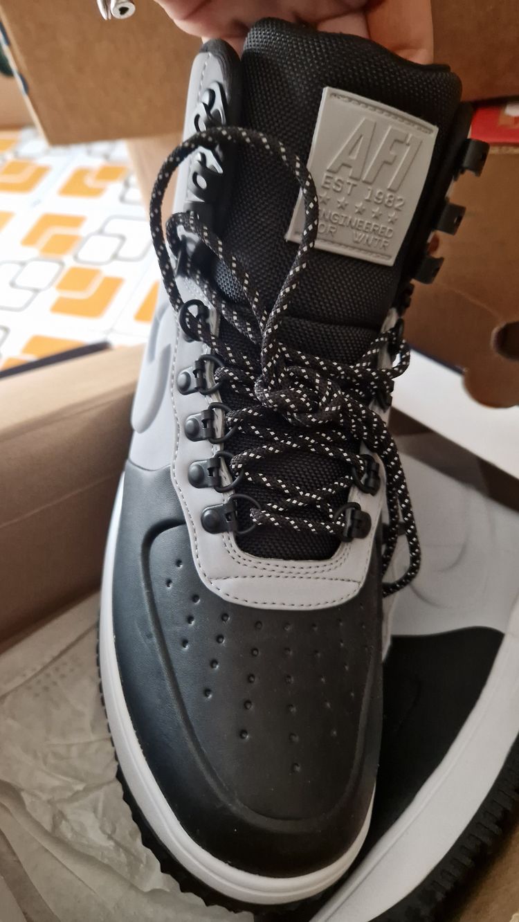 Nike Black And Grey High-Top Sneakers 2