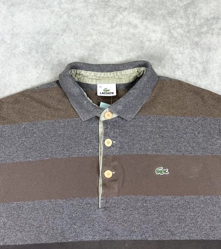 Vintage Lacoste striped polo shirt image 7