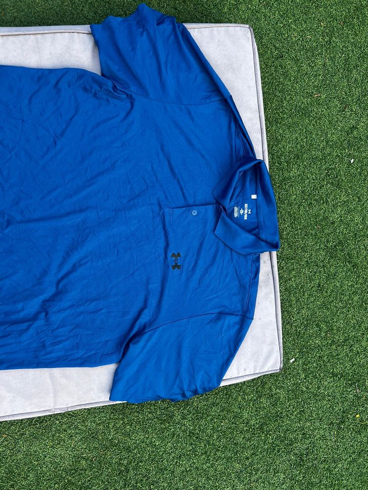 Under Armour Men's Blue HeatGear Polo XXL obraz 2