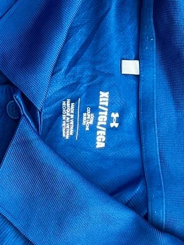Under Armour Men's Blue HeatGear Polo XXL obraz 3