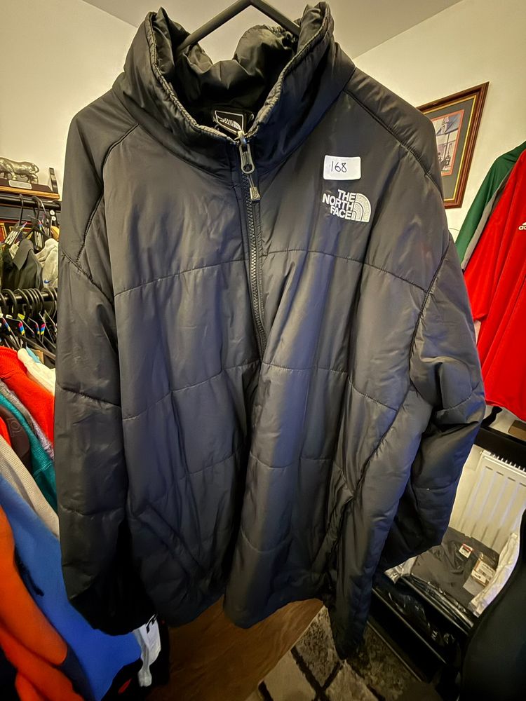 The North Face black puffer jacket