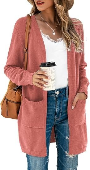 Other Pink Open-Front Cardigan product image