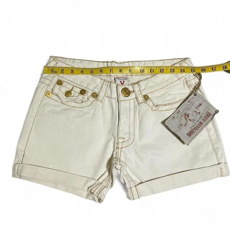Immagine di Y2K True Religion Denim Shorts size S low rise  7
