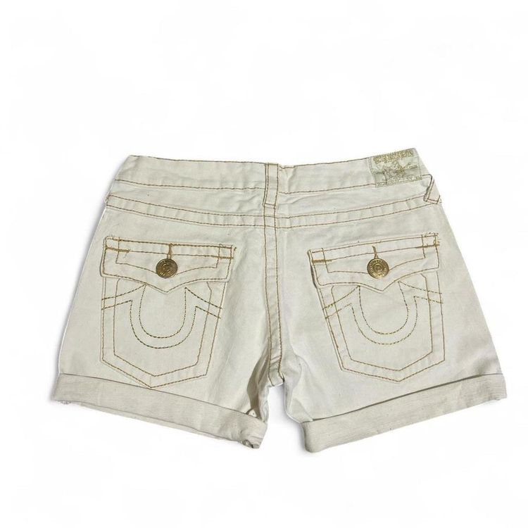 Y2K True Religion Denim Shorts size S low rise 